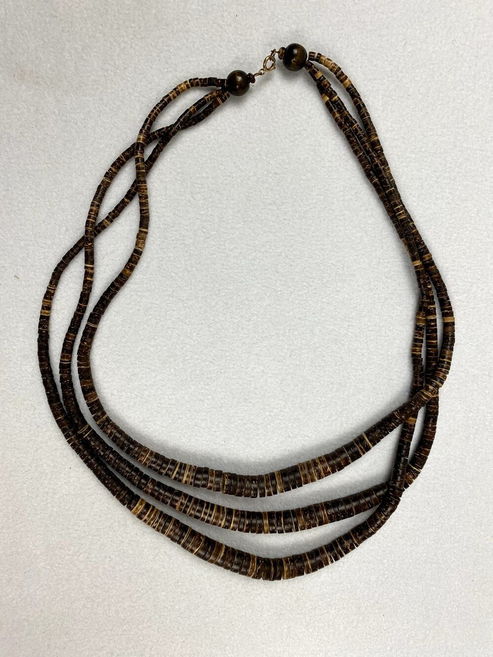 Earthy Boho Multi-Strand Beaded Layered Necklace